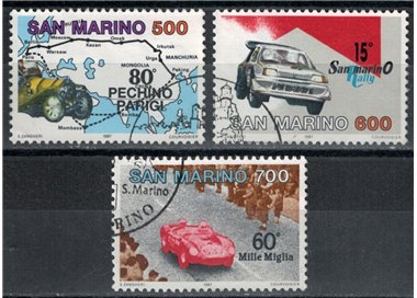 SAN MARINO 1987 Competizioni automobilistiche 3v us