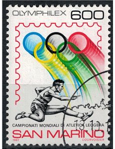 SAN MARINO 1987 Olymphilex us