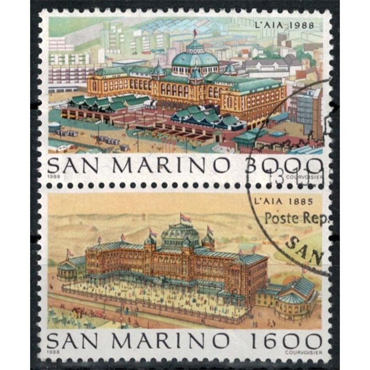 SAN MARINO 1988 Views of The Hague 2v us