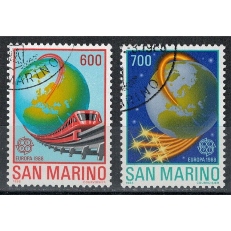 SAN MARINO 1988 Europa 2v us