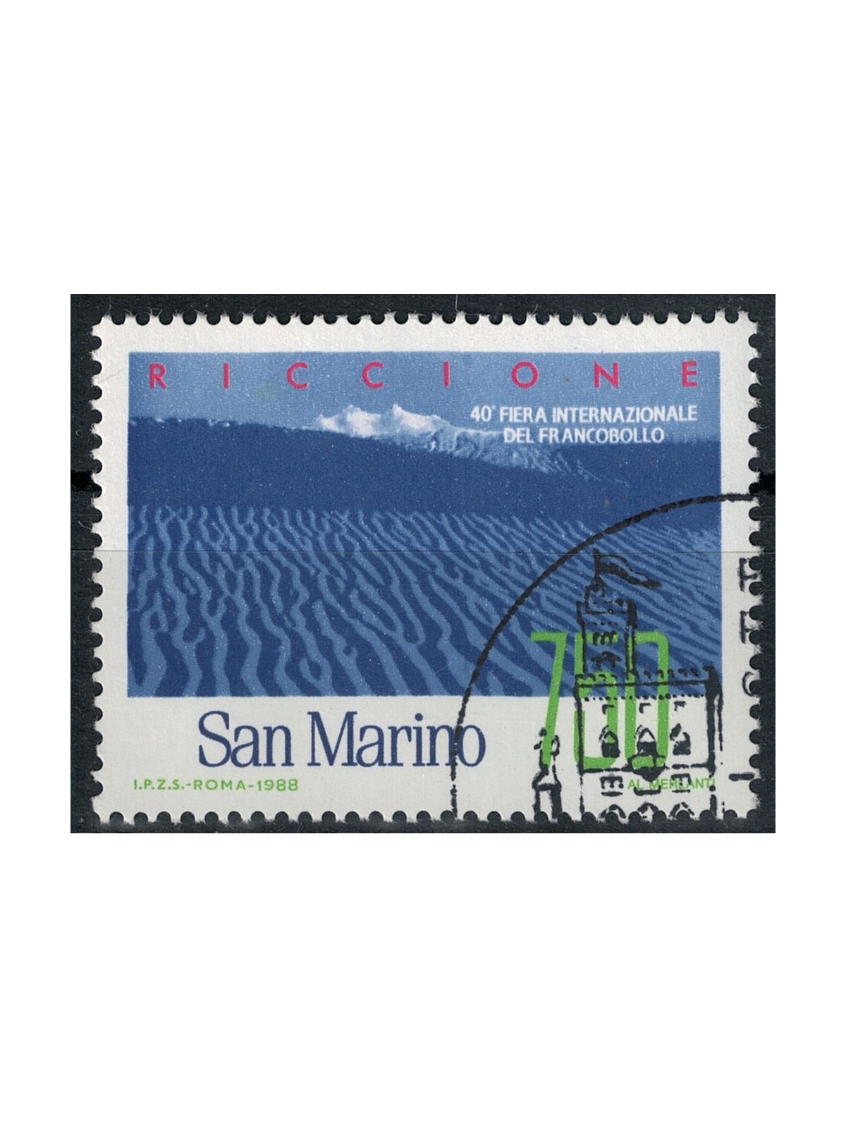 SAN MARINO 1988 Fiera del francobollo us