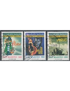 SAN MARINO 1988 The greats of entertainment 3v us