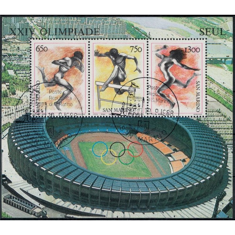 SAN MARINO 1988 Olimpiade di Seul BF us