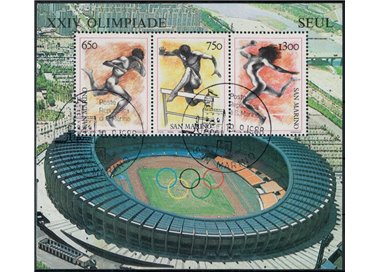 SAN MARINO 1988 Seoul Olympics s/s us
