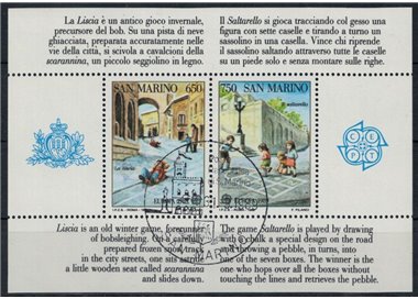 SAN MARINO 1989 Europa BF us