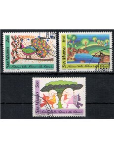 SAN MARINO 1989 Nature 3v us