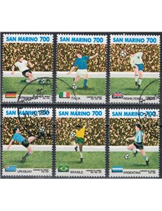 SAN MARINO 1990 FIFA World Cup 6v us