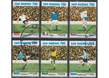 SAN MARINO 1990 FIFA World Cup 6v us