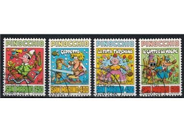 SAN MARINO 1990 Carlo Collodi 4v us