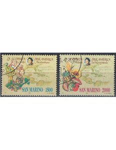 SAN MARINO 1990 Celebrazioni Colombiane 2v us