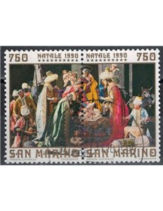 SAN MARINO 1990 Christmas 2v us