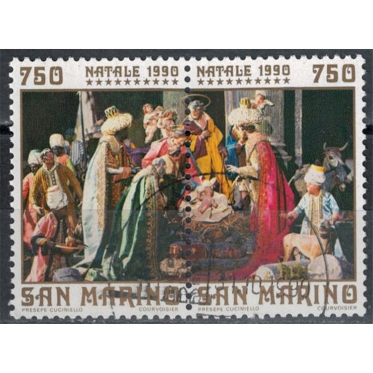 SAN MARINO 1990 Christmas 2v us