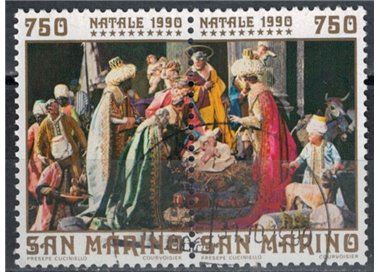 SAN MARINO 1990 Christmas 2v us