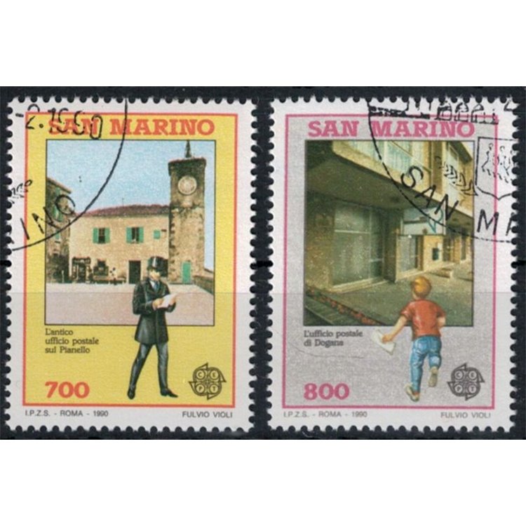 SAN MARINO 1990 Europa 2v us