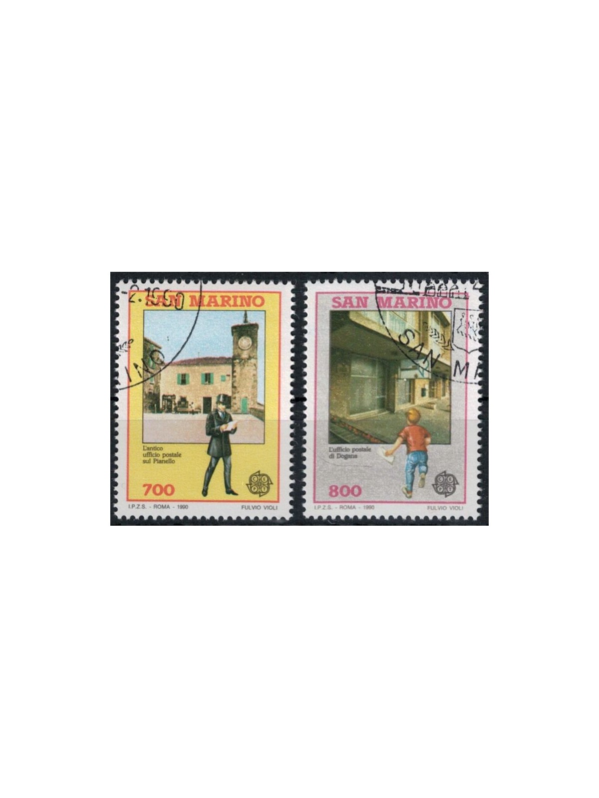 SAN MARINO 1990 Europa 2v us