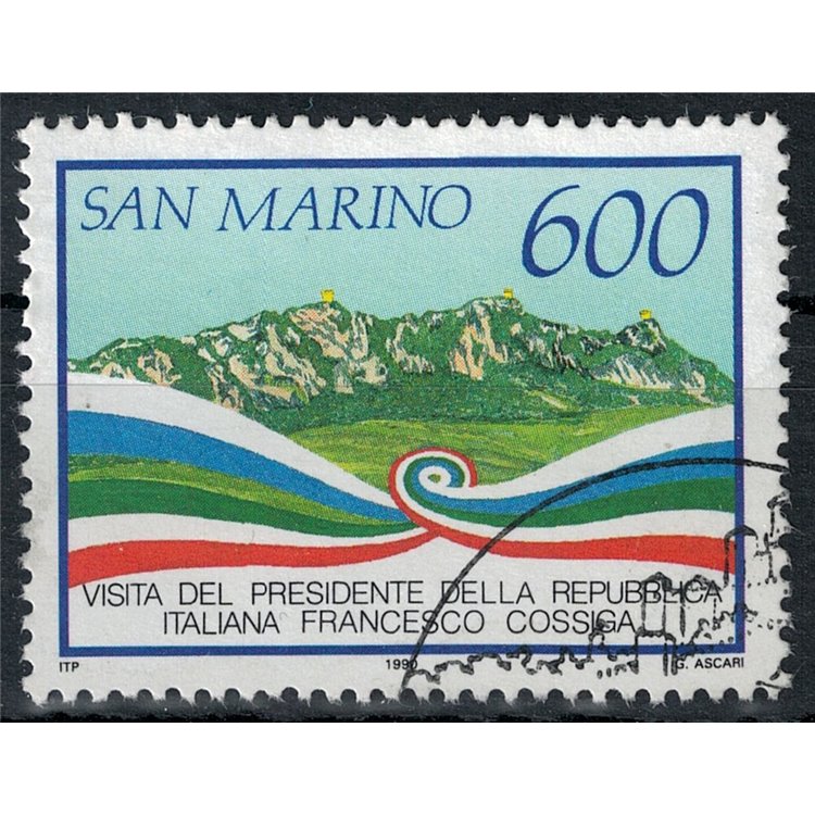 SAN MARINO 1990 Francesco Cossiga us