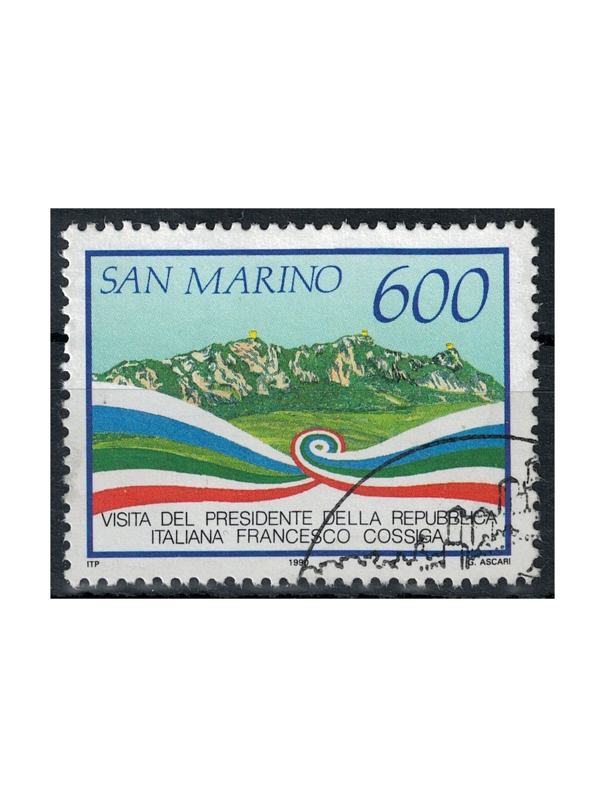 SAN MARINO 1990 Francesco Cossiga us