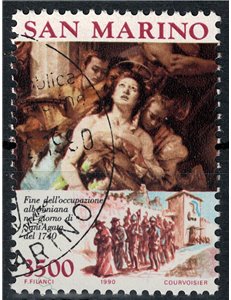 SAN MARINO 1990 Alberonian Occupation us