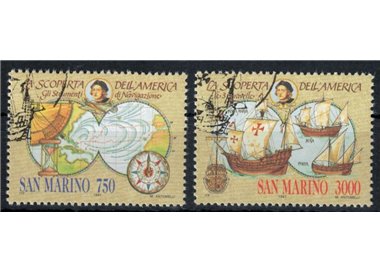 SAN MARINO 1991 Celebrazioni Colombiane 2v us