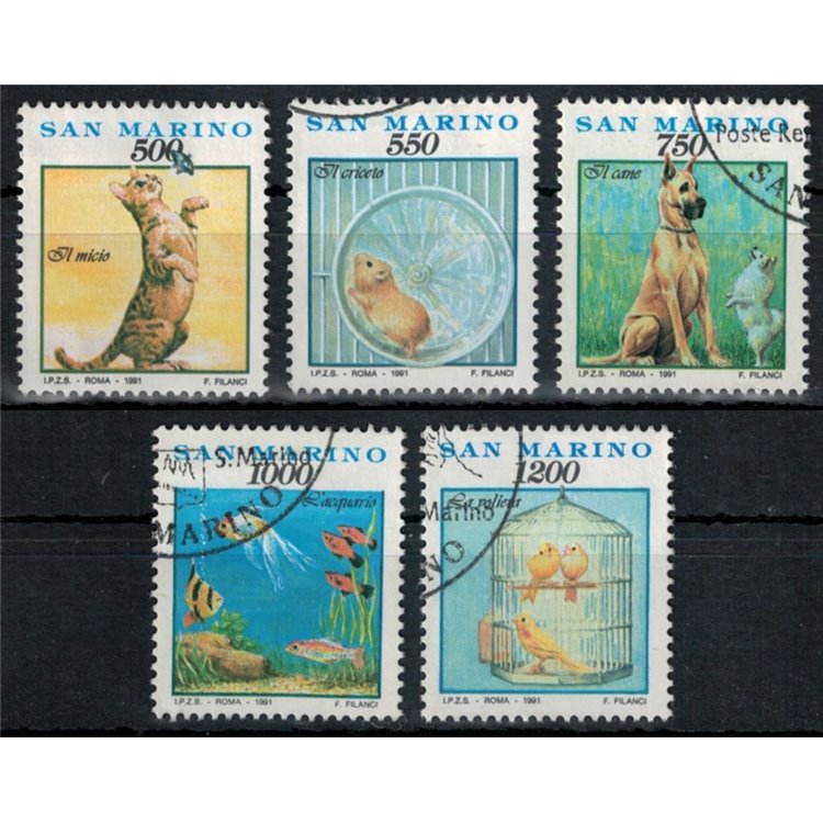 SAN MARINO 1991 Everyday things, gestures and affections 5v us