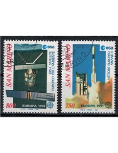 SAN MARINO 1991 Europa 2v us