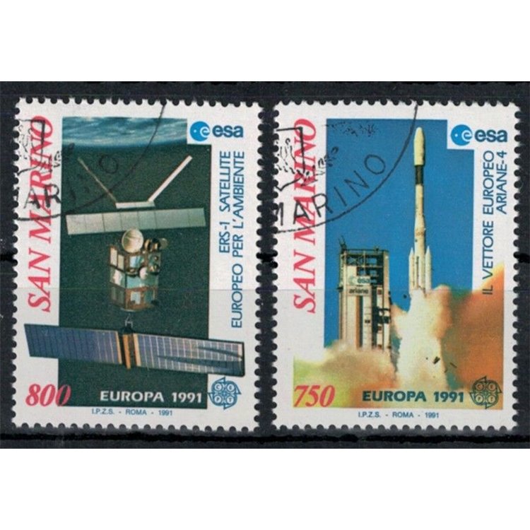 SAN MARINO 1991 Europa 2v us