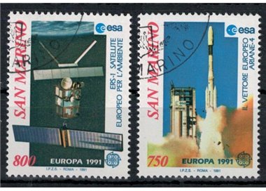 SAN MARINO 1991 Europa 2v us