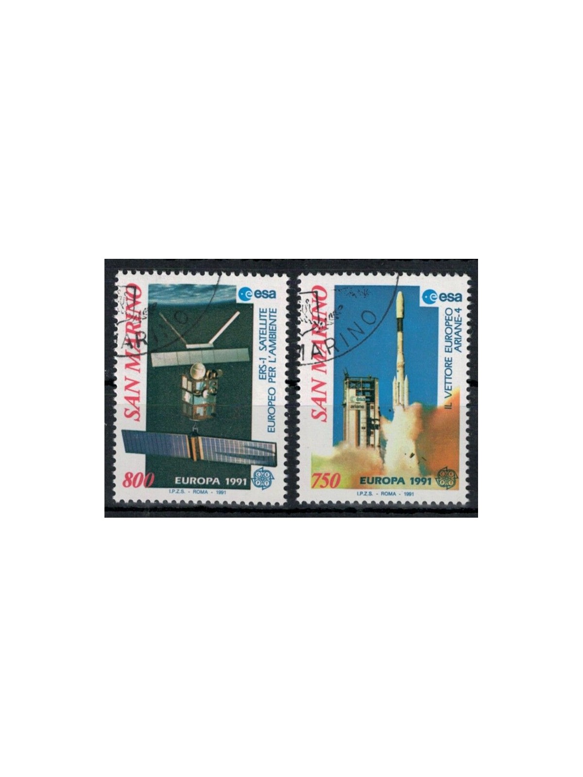 SAN MARINO 1991 Europa 2v us