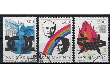 SAN MARINO 1991 The New Europe is Born 3v us