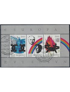 SAN MARINO 1991 The New Europe is born s/s us