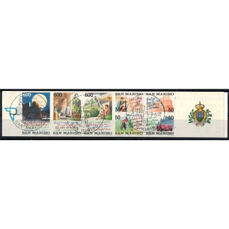 SAN MARINO 1992 Tourist attractions of San Marino booklet us