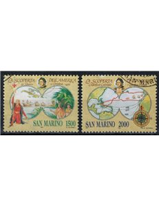 SAN MARINO 1992 Celebrazioni Colombiane 2v us