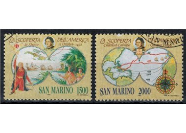 SAN MARINO 1992 Celebrazioni Colombiane 2v us