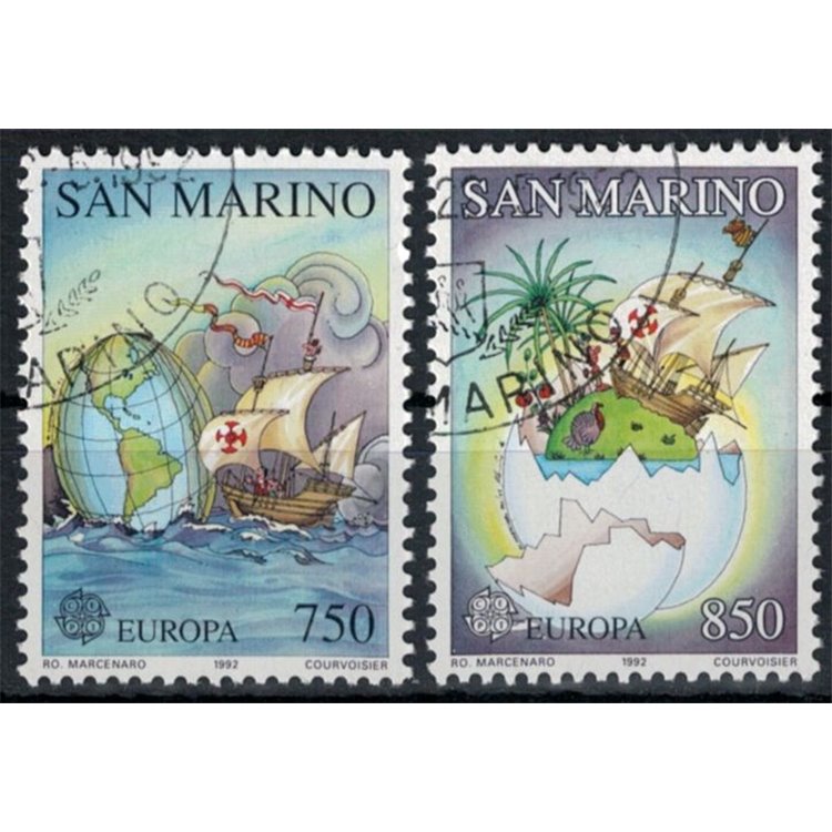 SAN MARINO 1992 Europa 2v us
