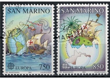 SAN MARINO 1992 Europa 2v us
