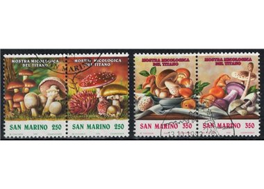 SAN MARINO 1992 Mycological exhibition of the Titan 4v us