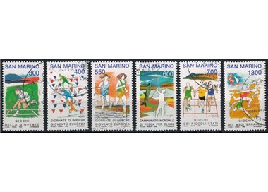 SAN MARINO 1993 Sporting Events 6v us