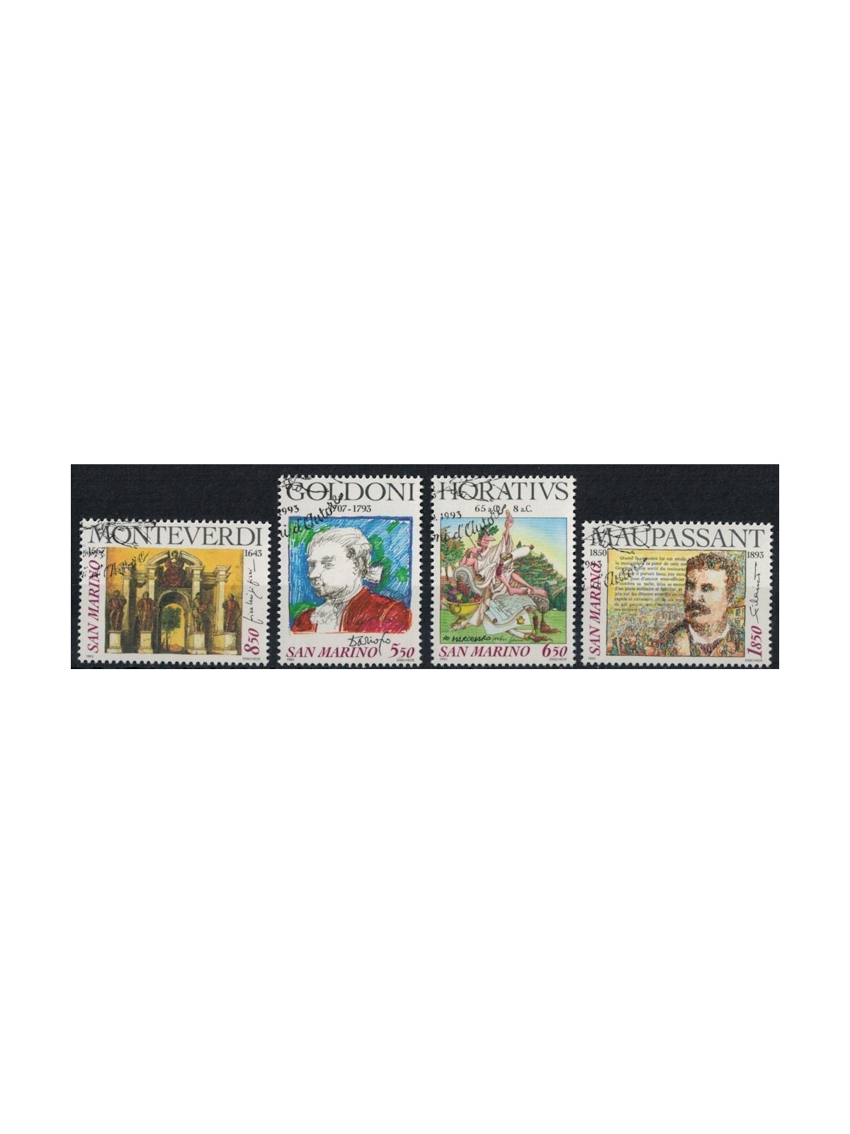SAN MARINO 1993 Author's Celebrations 4v us