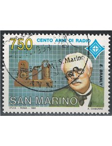 SAN MARINO 1993 Centenary of US radio