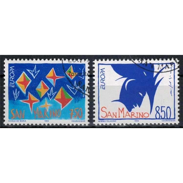 SAN MARINO 1993 Europa 2v us