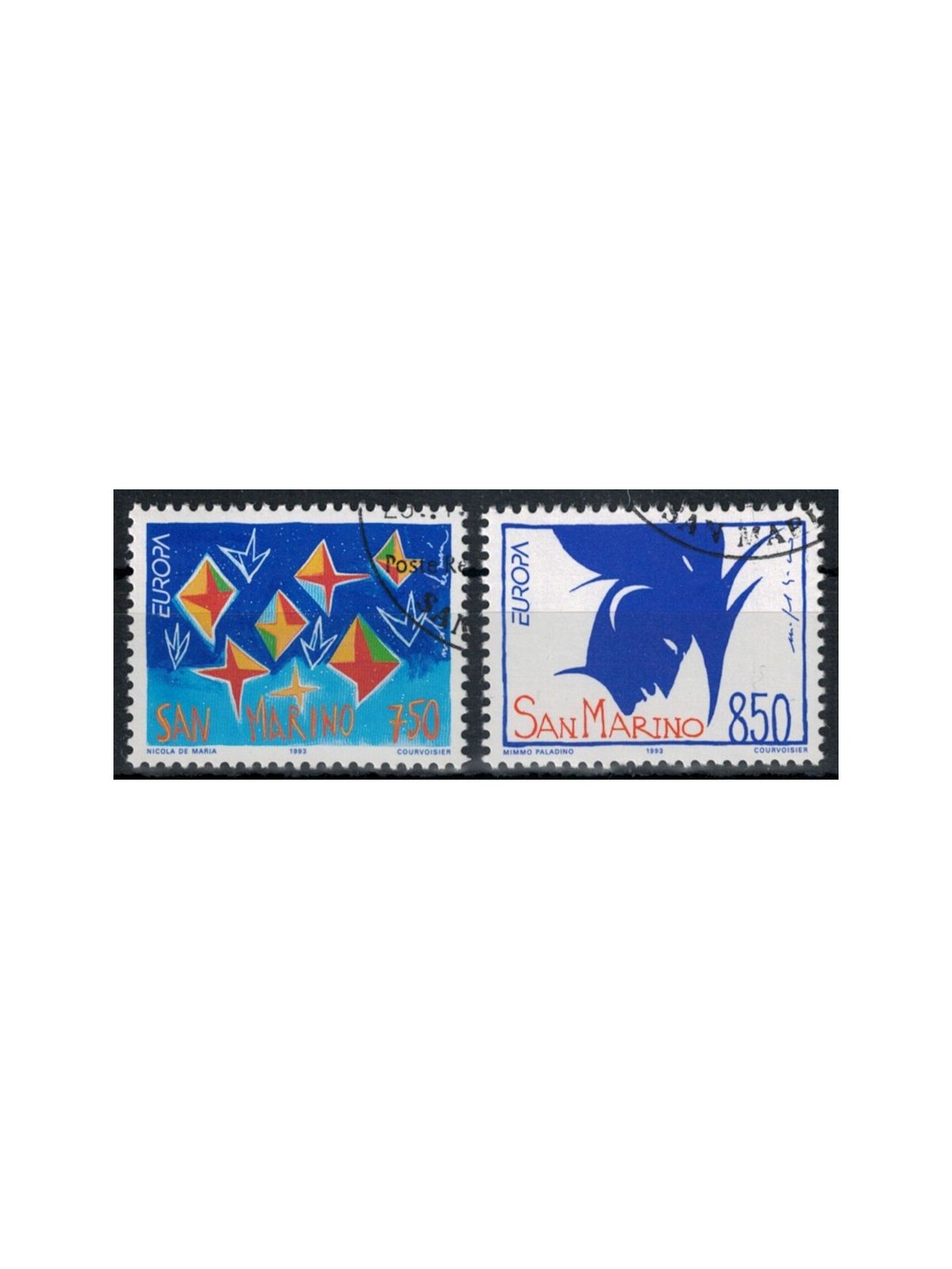 SAN MARINO 1993 Europa 2v us