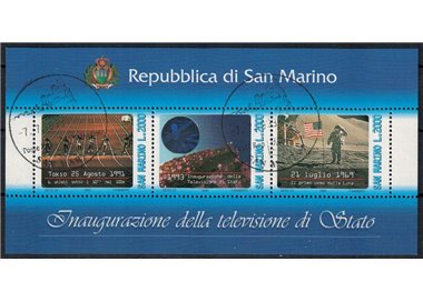 SAN MARINO 1993 Inauguration of s/s us television