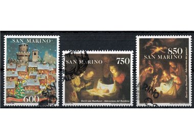 SAN MARINO 1993 Natale 3v us