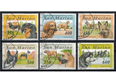 SAN MARINO 1994 International Dog Show 6v us