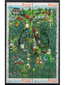SAN MARINO 1994 Touring Club Italiano 4v us