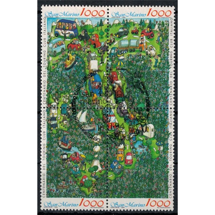 SAN MARINO 1994 Touring Club Italiano 4v us