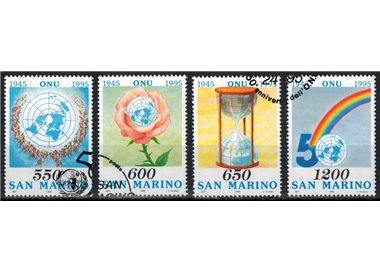 SAN MARINO 1995 Anniversario dell'Onu 4v us
