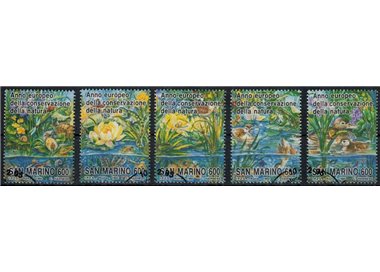 SAN MARINO 1995 Conservazione della natura 5v us
