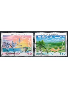 SAN MARINO 1995 Europa 2v us