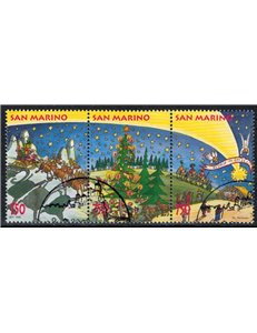 SAN MARINO 1995 Christmas 3v us
